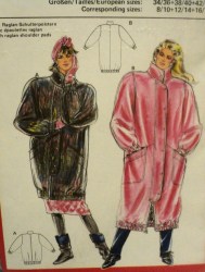 5907 BOXY  NYLON/ VELVET/ SATEEN COAT LENGTHS PATTERN 8-18