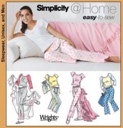 5923 LOUNGE PANT LENGTHS,SLIPPERS,BLANKET,KNIT TOP PATTERN XS-XL