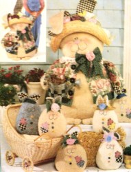 5970 24'' PORCH BUNNY,CLOTHES,9'' BABY BUNNIES PATTERN