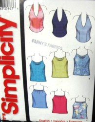 5995 SO EZ HALTER/ STRAPPY CAMI TOPS PATTERN 6-16