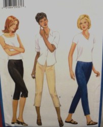 6022 EZ STRETCH KNIT PANTS 3 LENGTHS 2 HR PATTERN  6-10, 12-16,18-22