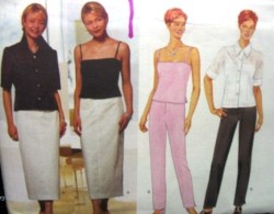 6080 EZ SS SHIRT,CAMI,LONG SKIRT,PANTS PATTERN 12-22 2 SZ