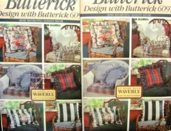 6097 Butterick 8 SHAPED ROUND, SQUARE, HEART PILLOWS PATTERN Uncut