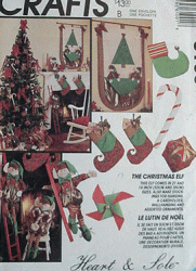 6100 XMAS  ELF DOLLS, STOCKINGS, WALL HANG, ORNAMENTS PATTERN
