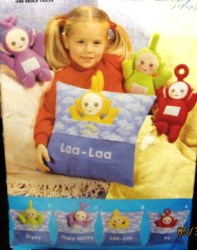 6111 BUTTERICK TELETUBBIES MINI DOLLS, PILLOWS, TRANSFERS 99 PATTERN