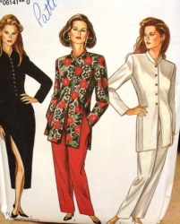 6141 NL  JACKET LENGTHS, LONG SLIT SKIRT,PANTS PATTERN 8-18