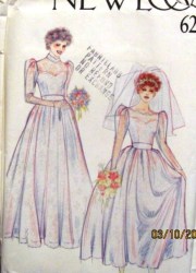 6204 BEYOND BEAUTIFUL BRIDES/MAID/FORMAL LACY GOWN PATTERN 8-18