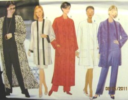 6214 SO EZ LONG JACKET,DUSTER,SS TOP,BOTTOMS PATTERN 8-24