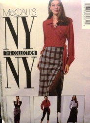 6233 NYNY WRAP BLOUSE, SKIRT, TOP, LEGGINGS PATTERN 6, 12