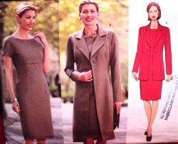 6262 EZ PRINCESS LS JACKET LENGTHS,EMPIRE SS DRESS PATTERN 14-18