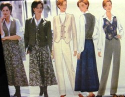 6270 EZ JACKET,VEST, LONG A-SKIRT,PANTS PATTERN 6-10