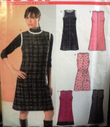 6315 NL SLEEVELESS DRESS, JUMPER, TIE BELT PATTERN 6-16