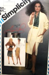 6326 SLIM MOCK WRAP SKIRT,BLOUSE,OPEN JACKET DIANA PATTERN 10