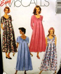 6444 MCCALLS  MATERNITY  LOOSE JUMPSUIT, LONG DRESS SLEEVES OR NOT PATTERN 8-12-16 OR 14-18  CHOICE UNCUT