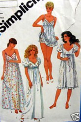 6468 84 NIGHTGOWN LENGTHS,BABY DOLLS,EMBROIDERY PATTERN 12 or 10
