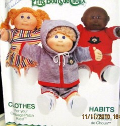6511 BUTTERICK 16'' CPK CABBAGE PATCH DOLL JOGGING SET, DRESS, BOTTOMS PATTERN