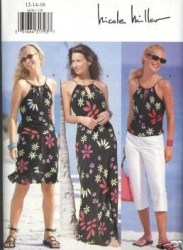 6636 EZ SNUG TOP, DRESS, SKIRT, CROP PANTS PATTERN 12-16,18-22