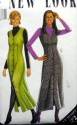 6669 SLEEVELESS LONG BUTTON JUMPER,LS KNIT TOP PATTERN 10-22