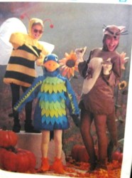 6671 FUNKY BIRD,KANGAROO, BEE COSTUME KIDS PATTERN 10-12