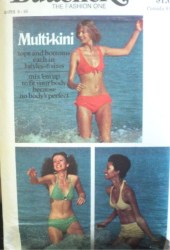 6674 MULTI-KINI MIX MATCH 3 STYLES BIKINI PATTERN 6-10/12