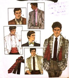 6694 BIAS/BUTTERFLY BOW TIE,TIES,ASCOT,SCARF,CUMMERBUND PATTERN