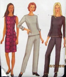 6713 EZ FIT TOP SLVS OR NOT,SKIRT,LO RISE PANTS PATTERN 6-22