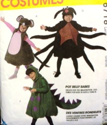 6718 MOUSE, SPIDER, DRAGON, BEE, TRAIN,LION POTBELLY PATTERN 7-8