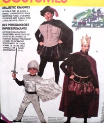 6720 RENN CAPE, BREECHES, DOUBLET, KNIGHT PATTERN 5,6, ADLT MD