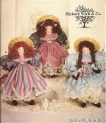 6743 HICKORY STICK 16'' POLLYANNA RAG DOLL, OUTFIT PATTERN