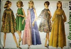 6794 SIMPLICITY 1966 TENT DRESS LENGTHS SLEEVES OR NOT, BELT PATTERN 14 OR 16 Choice Uncut