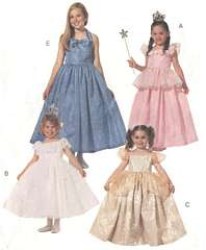 6794 MCCALLS GENIE, PRINCESS, BRIDE, BALLGOWN COSTUME PATTERN 2,-6- 10