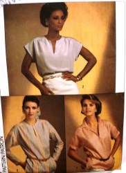 6807 85 EZ SEW SS-LS TOPS PATTERN 10-14