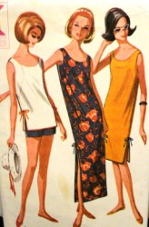 6818 McCalls MUU MUU DRESS MINI-MAXI, SHORTS 63 PATTERN 12 32B or 14 34B choice