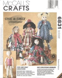 6831 859 27'' SODA POP BOTTLE DOLLS, CLOTHES PATTERN
