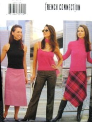 6833 EZ LONG A-SHAPED SKIRT, PANTS PATTERN 8-12,14-18,20-24