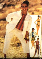 6893 SIMPLICITY MACGRAW SHIRT, PANTS, SHORTS, CROP TOP, BIKINI PATTERN 10-14
