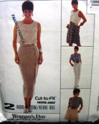 6928 MCCALLS WRAP SKIRT LENGTHS, PANTS,SHORTS 2 HR PATTERN 8-12, 6-10