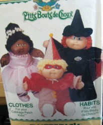 6935 BUTTERICK CPK 16'' DOLL BALLERINA,CLOWN, WITCH COSTUME PATTERN