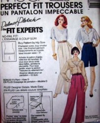 6985 FIT PANTS,SHORTS, FITTING SHELL PATTERN 10,14,16,18,22