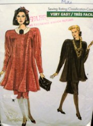 7029 VOGUE MATERNITY SWING TUNIC, SKIRT PATTERN 8-12