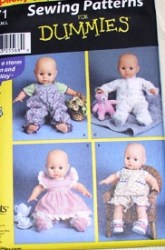 7071 SIMPLICITY EZ 12-22'' BABY DOLL T-SHIRT, PJS, BOOTEES, UNDIES PATTERN