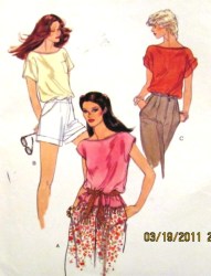 7109 EZ PULLOVER BATEAU TOP SLEEVES OR NOT PATTERN 16, 10