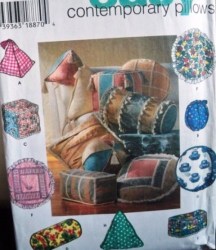7112 DESIGN YR PILLOW/ZIP COVER DOWN PILLOW FORM SHAPES PATTERN