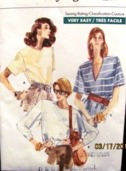 7128 EZ LOOSE PULLOVER SS-LS TOP PATTERN 12