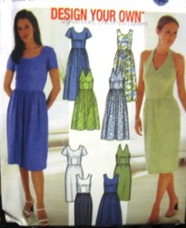 7165 DESIGN 9 FLARE-SLIM DRESS SLVS OR NOT LENGTHS PATTERN 12-18
