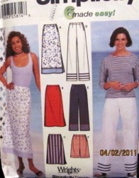 7230 6 EZ COOL SKIRTS, PANTS 3 LENGTHS PATTERN 6-12,14-20