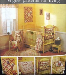 7245 BABY NURSERY LINENS, ORGANIZER, QUILT, HOLDER PATTERN