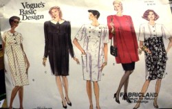 2617 EZ VOGUE MATERNITY  SS-LS DRESS LENGTHS, TUNIC, SKIRT PATTERN  8-12 uncut