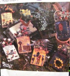 7473 INK TRANSFERS FOR FELT POCKETS,FLOWER ARRANGEMENT PATTERN