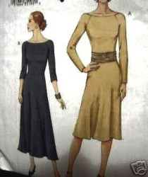 7615 VERY EZ STRETCH KNIT DRESS LENGTHS, BELT PATTERN 18-22